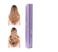 Huvqianu Pettine per capelli lisci - Apparecchio per acconciatura elettrico antistatico | Spazzola lisciante in ceramica | per la casa, parrucche, acconciature per donne e ragazze, ricci,