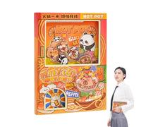 Huvqianu Pocket Notebook, Vending Machine Diary, 3.62x5in Time Management Organizer, School Supply, Managing School Projects for Taking Notes During Classes