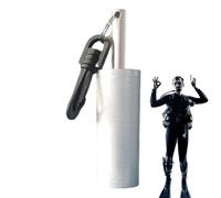 Huvqianu Shaker per il rumore subacqueo, resistente all'erosione 'acqua di mare, strumento di comunicazione con gancio, per subacquei subacquei a bassa visibilità acque complesse e grotte di mare