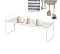 Huvqianu Shelves, Expandable Microwave Stand, Adjustable Kitchen Sink Shelf Riser for Storage, Interactive Organizing Ovens, Bottles, Cutlery, Small Appliances