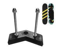 Huvqianu Skateboard Wall Mount, Vertical Rack, Snowboard Display Holder, Space Saving Design, Easy Installation Bracket, Black Set of 1, Excellent for Garage Bedroom Living Room Decor