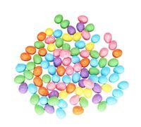 Huvqianu Small Easter Eggs, Colorful Artificial Easter Eggs, 0,59 x 0,71 in Glitter Eastern Party Decorations, Decorative Foam for Basket Stuffers, Perfect for Festival Celebrations and Decor