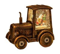 Huvqianu Snow Globe Lantern, Christmas Centerpiece Globe, Trattore Snow Globe, Holiday Snow Globe, for Christmas Table Centerpieces, Bookshelf Oro Mantle Holiday Decorations, and Party Favors