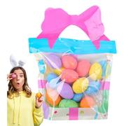 Huvqianu Speckled Egg Decorations, Springtime Egg Decor, Foam Eggs for Basket Fillers, Foam Speckled Egg's for Crafts, Colorful Easter Eggs Toys, Size 4x2,5x2,5cm