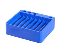 Huvqianu Spoke Storage Box, Partitioned Organizer for Spokes and Caps, Portable Sorting Case for Wheel Building, Quick Access Holder for Bicycle Repair and Maintenance Accessories