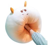 Huvqianu Steamed Bun Plush, Simulation Snack Pillow, 7.87x7.87in Authentic Soft Decorative Doll, Cozy Nap Companion, Plush Food Toy Material for Kids, Teens and Family Use