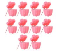 Huvqianu Tooth Box - 10 Piece Colorful Lost Tooth Storage Holders with Lanyard, Cute Keepsake Containers, Secure Organizer Case for Home Nursery School Kindergarten Playroom Birthday