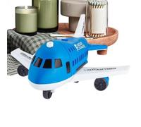 Huvqianu Toy Airplane - Interactive Cargo Plane Vehicle for Preschool Learning, Fun Educational Play With Realistic Transport Features, Toy for Boys and Girls Birthday Christmas Holiday Party,