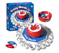 Huvqianu Word Board Games - Press Alphabet Learning Board Toy, Educational Letter Spelling Game, Fun and Interactive Learning for Family Gathering, School, Kindergarten, Early Literacy Development
