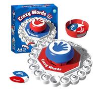 Huvqianu Word Board Games - Press Alphabet Learning Board Toy, Educational Letter Spelling Game, Fun and Interactive Learning for Family Gathering, School, Kindergarten, Early Literacy Development