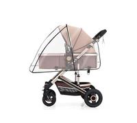 HUVZOR 1 pezzo Parapioggia Passeggino Universale Carrozzina Copertina Antipioggia Trasparente,Parapioggia Universale Comfort per Passeggino Carrozzine Navicella, Buona Circolazione Dell'aria,polvere