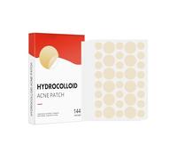 HUVZOR 144Pezzi Cerotti Brufoli, pimple patch, Invisibile Naturale Hydrocolloid Patch 2 in 1 Giorno e Notte Che Invisibile Patch Brufoli Assorbenti Impermeabile e Traspirante