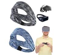 HUVZOR 2 pcs Maschera per gli occhi da gioco,VR Maschera per Occhi per Meta Quest 3/Quest 3S,VR Traspirante Maschera,Lavabile VR mascher,per PS VR2/Meta Quest Pro/Meta Quest 2/Oculus Quest 2/HTC Vive