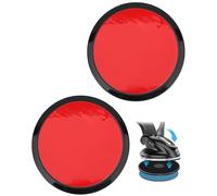 HUVZOR 2 Set Piastra di Montaggio Cruscotto Autoadesiva, Base a Ventosa per Navigatori Garmin/Tomtom, Supporto per Dash Cam e Telecamere Auto