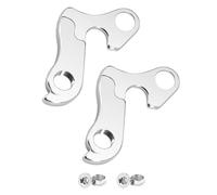 HUVZOR 2PCS Forcellino per Cambio, Forcellino Cambio Bici Bicicletta, Telaio in Lega di Alluminio con Gancio per Ingranaggio Posteriore per Bicicletta GH-011