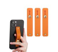 HUVZOR 3 pezzi cinghie per telefono cellulare, passanti per retro del telefono, in silicone, Colore Aperol, per la maggior parte dei telefoni cellulari e custodie per telefoni cellulari