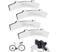 HUVZOR 4 pcs pastiglie per freni a disco per bici e strumento di allineamento del rotore, acciaio inossidabile 304,Regolatore distanziale per freni a disco per bici per tutte le bici MTB da strada BMX