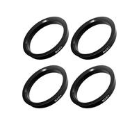 HUVZOR 4Pcs Anelli Di Centraggio 66,6 A 57,1mm, Anello Centraggio Cerchio In Plastica Anelli Di Centraggio Universali Compatibili con VW compatibile Mercedes Riduzione delle Vibrazioni per Cerchi