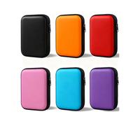 HUVZOR 6 Pezzi Scatole Carte da Gioco Impermeabili, per Uno, Cabo, Skyjo, Fase 10 | Custodia Robusta per Conservazione, Protezione e Trasporto di Giochi di Carte, Set da 6 con 6 Colori Diversi