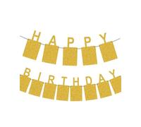 HUVZOR Fotografico Ghirlanda di Compleanno Decorazioni 1 Anno, Festone primo compleanno bimba bimbo, Bandierine 12 Cartoncini di Carta per Foto Mensili Decorazione Fotografico per Baby Shower