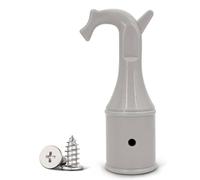 HUVZOR Gancio per Attico Universale Finestra Tetto Grigio con Viti - Accessorio Durevole per Apertura Sicura di Lucernari e Finestre, Montaggio Semplice e Resistente per Utilizzo Intensivo