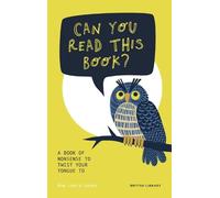 Huw Lewis-Jones Can You Read This Book? (Copertina rigida)