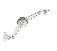 HUWILL - HÄFELE Braccetto nichelato Huwil Hafele serie Duo per ante a ribalta completo distanza dal bordo 37 mm