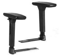 HUWOYG 2 Pezzi di braccioli a T Regolabili, Coppia staffe Verticali Ricambio Adatte alla Maggior Parte delle sedie da Gioco Ufficio per Girevoli