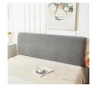 HUWOYG Copri testiera design all-inclusive, elevata elasticità, facile da installare, copriletto universale for tutte le stagioni Per Camera(Dark grey,W120xH60cm)