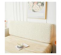 HUWOYG Copri testiera design all-inclusive, elevata elasticità, facile da installare, copriletto universale for tutte le stagioni Per Camera(Beige,W120xH60cm)