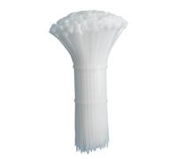 HUWOYG Fascette Fermacavi in Nylon Autobloccanti da 1000 Pezzi | Larghezza reale 3 * 100 mm 2,5 mm(White)