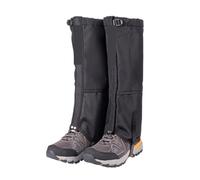 HUWOYG Ghette for le gambe da esterno Protezione for scarponi neve impermeabile Copriscarpe regolabile Leggero e traspirante for uomo Donna Alpinismo Per La Casa(BLACK,L)