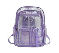 HUWOYG Zaino da donna Borsa in PVC trasparente Zaini trasparenti for adolescenti Studenti Uomini Zaino trasparente for la scuola Per Uomo e Donna