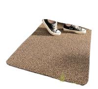HUWOYG Zerbini Tappetino for la casa Ingresso Zerbino in cocco antiscivolo resistente all'usura e allo sfregamento Per Casa(Brown,500MMx800MM)