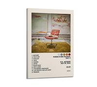 HUWYREWQRH BB Jacques Album Poésie D'une Pulsion Pt. 2 tracklist poster estetico da parete decorazione artistica da parete vintage su tela poster decorativo per soggiorno e camera da letto (60 x 90 cm