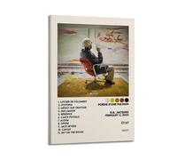 HUWYREWQRH BB Jacques Album Poésie D'une Pulsion Tracklist Poster estetico da parete decorazione artistica da parete vintage su tela poster decorativo per soggiorno camera da letto (50 x 75 cm) con