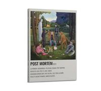 HUWYREWQRH Dillom - Poster con album Post Potser Mortem, decorazione artistica da parete in stile vintage, per soggiorno, camera da letto, 40 x 60 cm, con cornice
