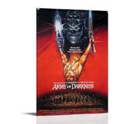 HUWYREWQRH Poster dell'esercito delle tenebre, decorazione artistica da parete in stile vintage, poster decorativo su tela per soggiorno e camera da letto (50 x 75 cm) con cornice