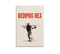 HUWYREWQRH Poster di Edipo Rex, decorazione artistica da parete in stile vintage, decorazione artistica da parete, poster decorativo per soggiorno, camera da letto, 60 x 90 cm, senza cornice