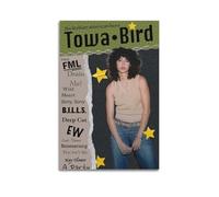 HUWYREWQRH Towa - Poster con uccellini, decorazione artistica da parete, stile vintage, decorazione artistica da parete, poster decorativo per soggiorno, camera da letto, 50 x 75 cm, senza cornice
