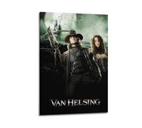 HUWYREWQRH Van Helsing - Poster estetici da parete, decorazione artistica da parete, vintage, su tela, poster decorativo per soggiorno, camera da letto, 30 x 45 cm, con cornice