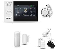 HUXGO, HXA007, sistema di allarme wireless WiFi + GSM con 1x sensore di movimento, allarme per casa, appartamento, garage, controllo del telefono, applicazione TUYA Smart, lingua italiana