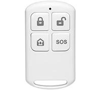 HUXGO HXA050, Telecomando wireless, Sistema di sicurezza wireless WiFi GSM compatibile con Tuya Smart SMS Messaging Remote Control (Accessori allarme (2G/4G)