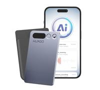 HUXGO® Registratore vocale mini 64GB con tecnologia AI - Chat GPT | Batteria 35h, Trascrizione e riassunti, 118 lingue supportate