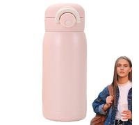 Huxibai Bottiglia isolata | Isolamento Moderno 6-12 Ore - Bottiglia In Acciaio Isolata Al Vuoto - Per Scuola Campeggio Escursionismo Picnic Palestra Ciclismo Ragazze Adolescenti Ragazzi Adulti