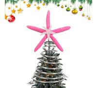 Huxibai Corona Di Albero | Natale Strelle Di Mare Esteri | Centro Tavolo A Forma Di Stella Di Mare per Interni Esterni Casa Camera Da Letto Finestra Feste