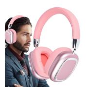 Huxibai Cuffie Senza Fili, Caschi Senza Fili con Microfono Integrato, Caschi Leggero per Viaggiare Lavorare Esercizio Ascoltare Musica In Ufficio Aereo