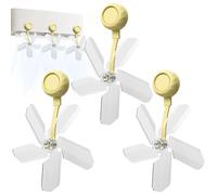 Huxibai Deviatore D'aria, Set Di 3 Deflettori Per Griglie AC, Riduzione Del Rumore, Direzionamento Del Flusso D'Aria, Per Camere Da Letto Bambini Soggiorno E Spazi