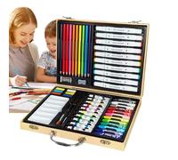 Huxibai Kit Per Pittura Per Bambini | Kit Pittura Con Pennarelli Per Bambini - Materiali Creativi per Progetti Artistici, Attività Familiari e Weekend Creativi con Strumenti Multifunzionali per Viaggi