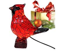 Huxibai Lampada notturna per uccelli, accessori per la casa, in resina | Lampada da comodino per soggiorno, bagno, asilo, lettura, residenza universitaria, hotel, appartamento, vacanze